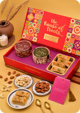 Sweets Gift Pack with Dry Fruits